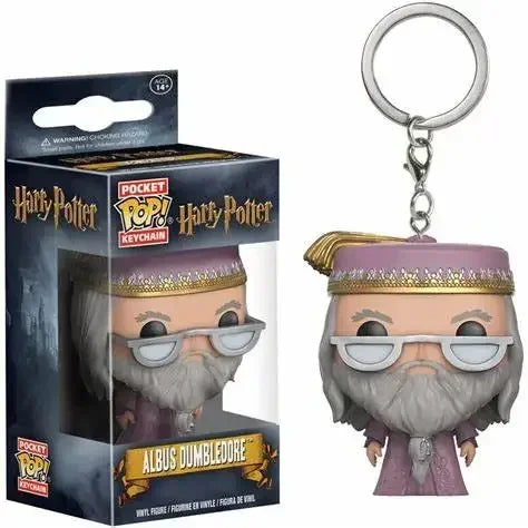 Funko Pocket Keychain Toy Hermione Granger Dobby Dumbledore Malfoy Ginny Ron Hedwig Snape Voldemort Luna Pocket Pop Key Ring Toy