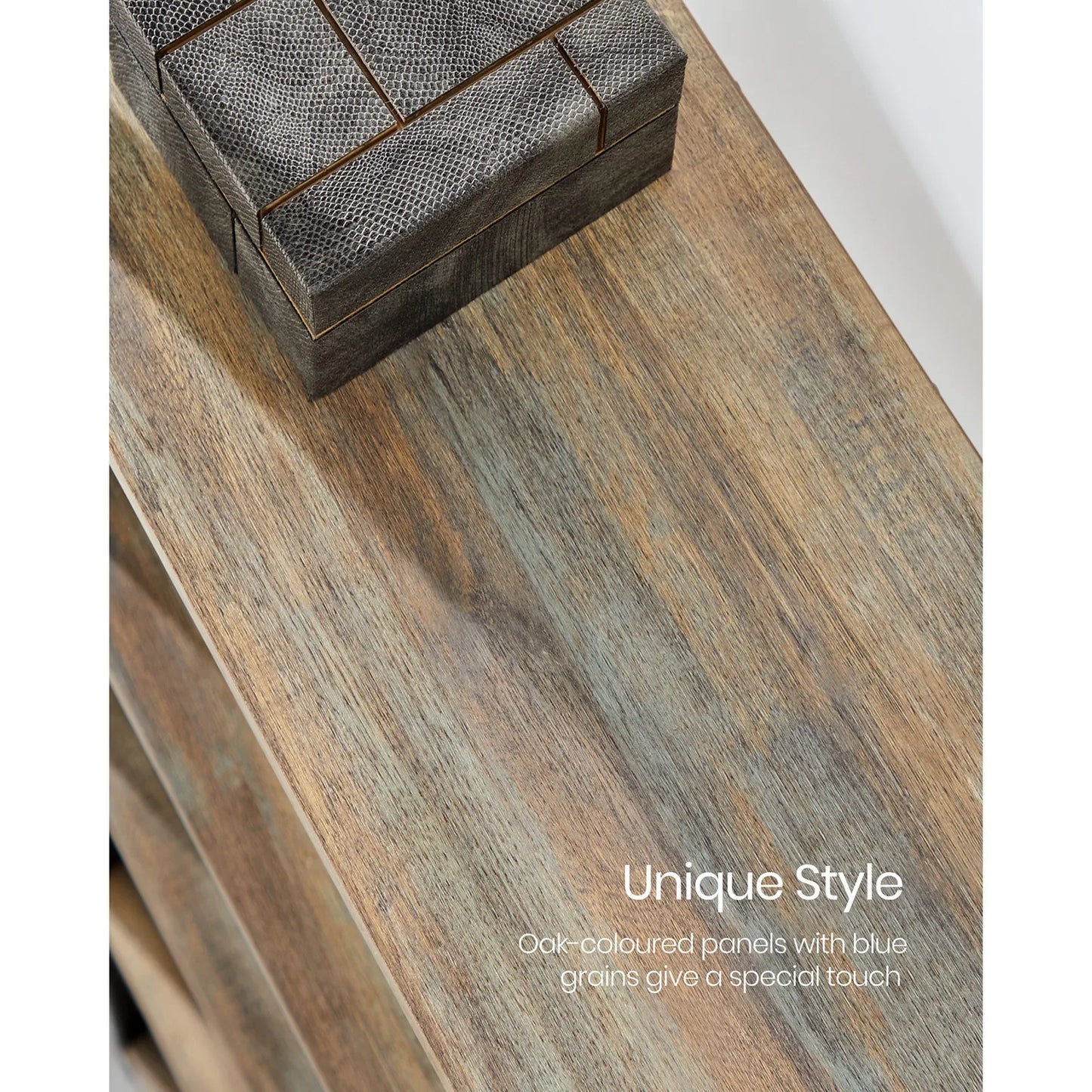 VASAGLE Bookcase, Bookshelf with 14 Shelves, Metal Frame, Shelf Unit for Living Room, Home Office, 24 x 158 x 166 cm