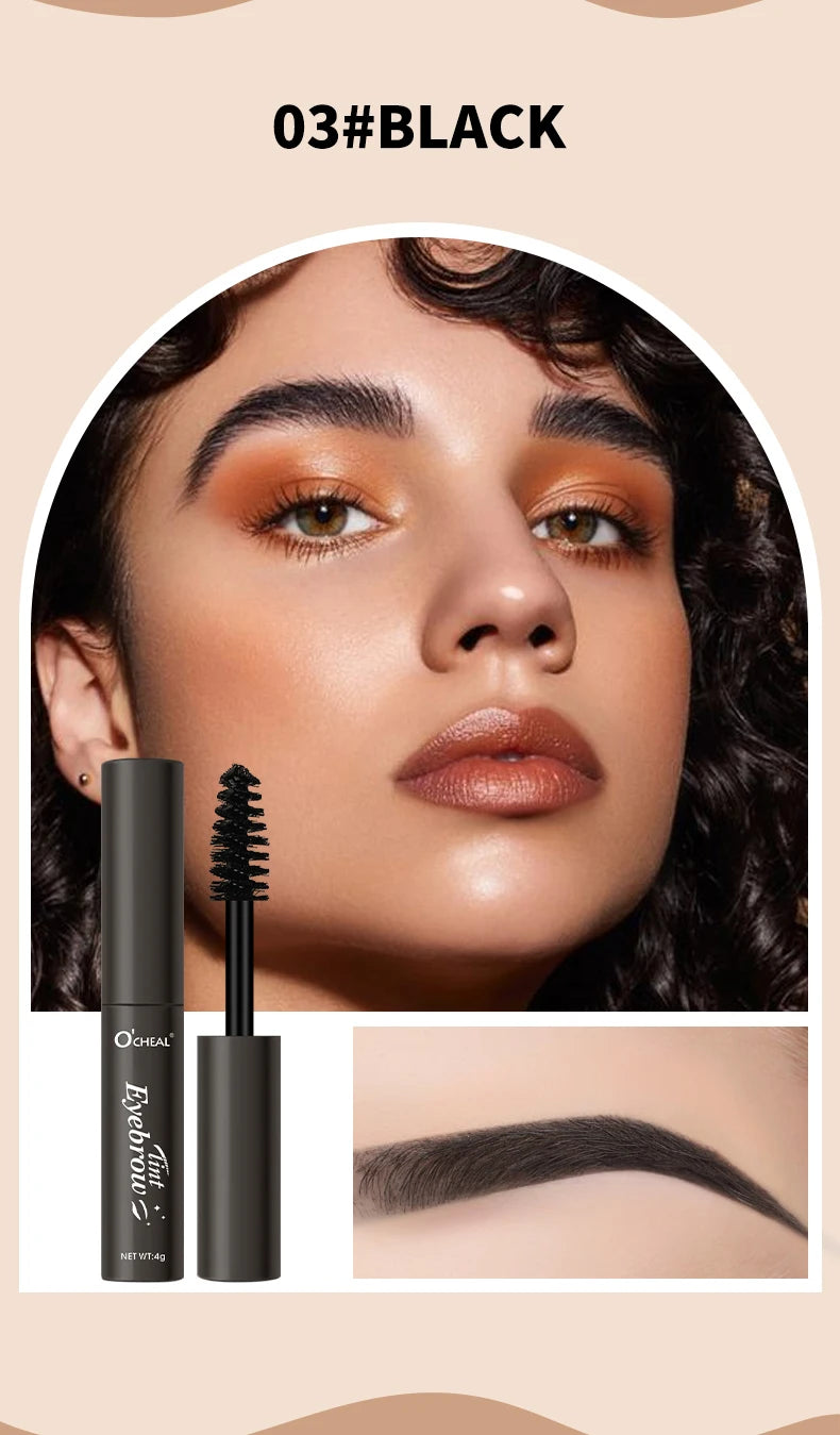4Color Waterproof Eyebrow Gel Long Lasting Sweatproof No Smudging Natural Eyebrow Cream Makeup For Perfect Brows Cosmetics