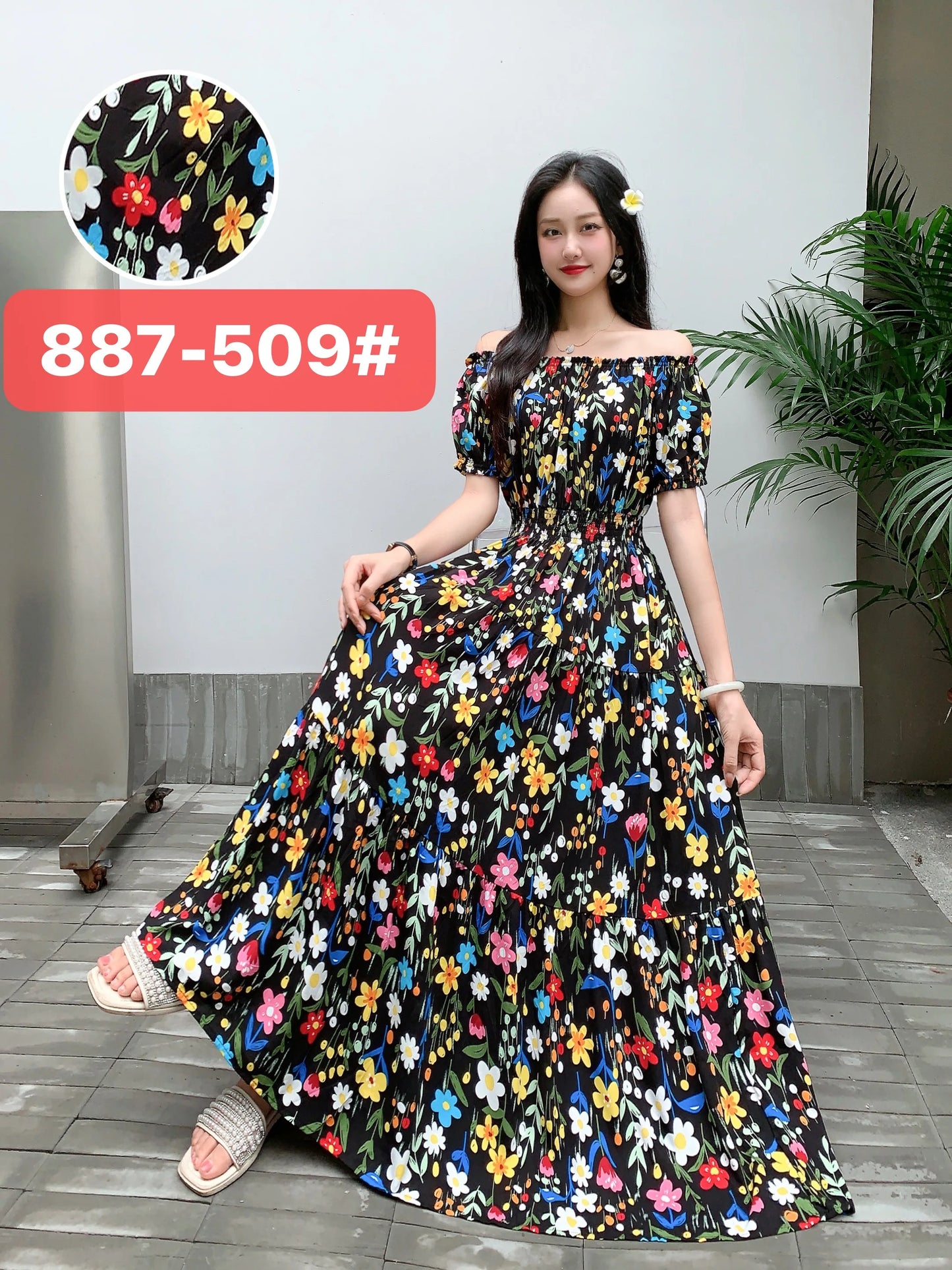 New Summer Dress Women Indian Clothes Cotton Linen Long Maxi Vintage Sexy Korean Casual Bohemian Floral Robe Vestidos Feminino