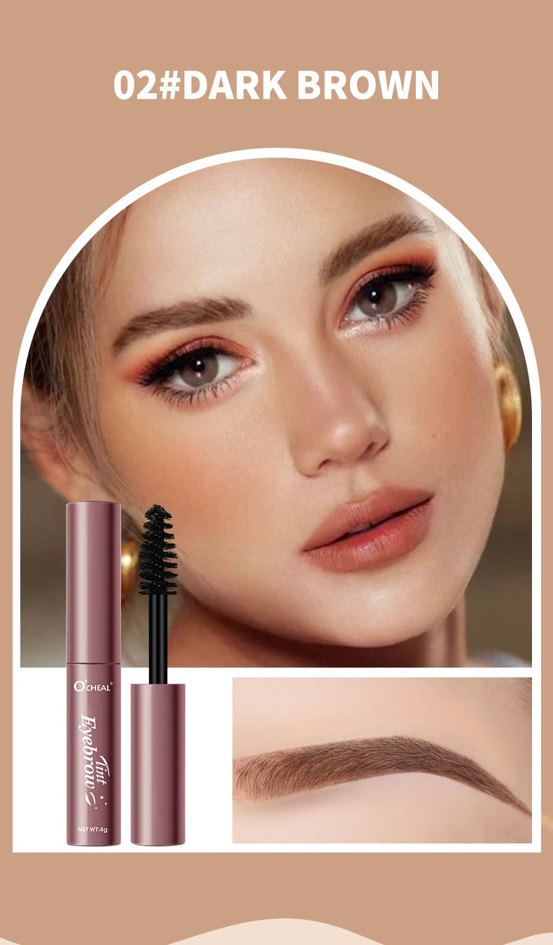 4Color Waterproof Eyebrow Gel Long Lasting Sweatproof No Smudging Natural Eyebrow Cream Makeup For Perfect Brows Cosmetics