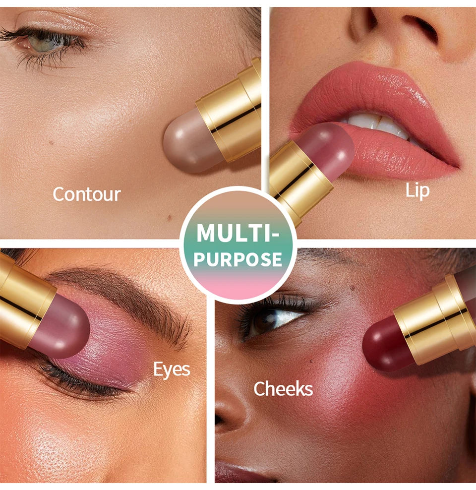 Physicians Butter Glow And Go Multiuse Stick Double Headed Bronzer Blush For Cheeks Eyes Lips Long Lasting Matte Glow Makeup