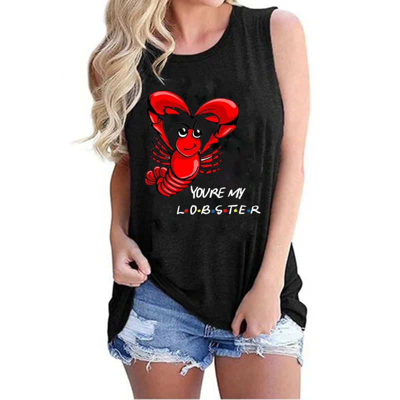 2000s Mange Tank Tops Women Friends Graphic Gothic Tshirt Friends Tv Show Y2k Vest T Shirt Funny Fashion Harajuku T-shirt Female