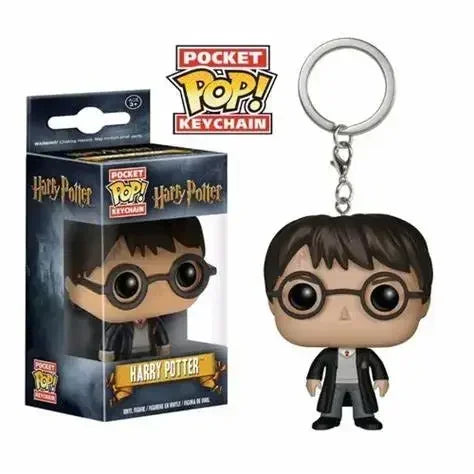 Funko Pocket Keychain Toy Hermione Granger Dobby Dumbledore Malfoy Ginny Ron Hedwig Snape Voldemort Luna Pocket Pop Key Ring Toy