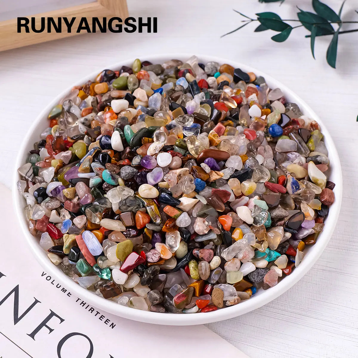 100g Natural Stones Mixed Crystal Material Crystal Gravel Stone Chips Ore Minerals Reiki Specimen Gemstones Aquarium Decoration