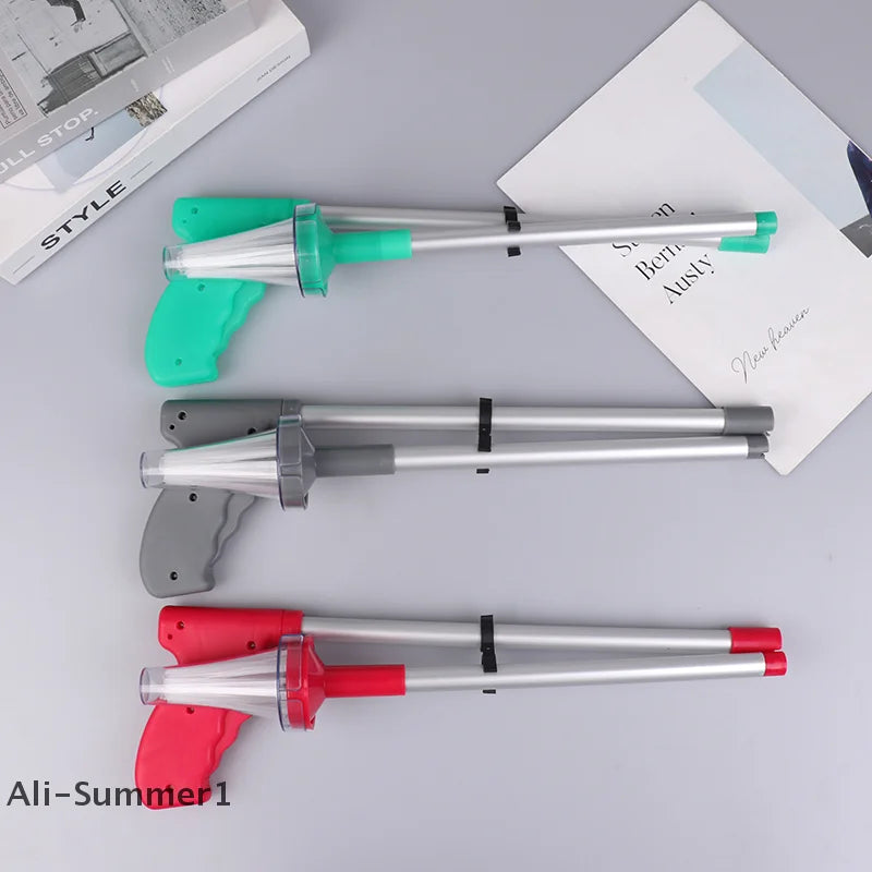 【E】Folding Spider Catcher Long Handle Cockroach Grabber Spider Trap Tool Pick Up Tool Family Trap Tool For Home Outdoor