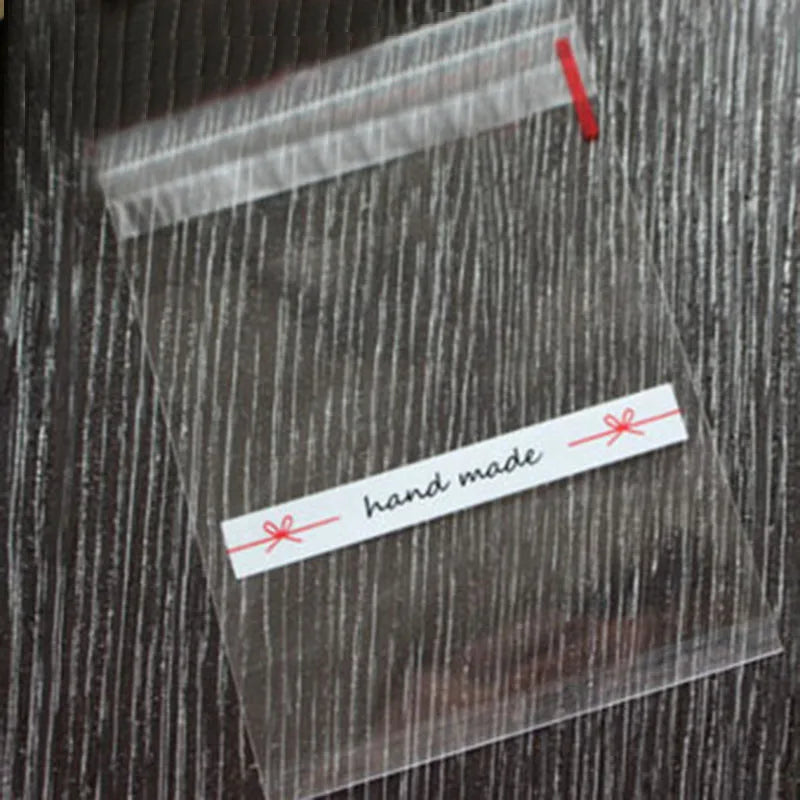 50PCS Cute Cartoon Monster Cookie Candy Self-Adhesive Plastic Bags For Biscuits Snack Baking Package Supplies Christmas Decor