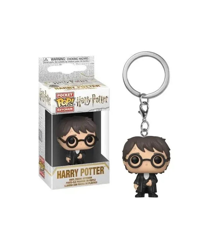 Funko Pocket Keychain Toy Hermione Granger Dobby Dumbledore Malfoy Ginny Ron Hedwig Snape Voldemort Luna Pocket Pop Key Ring Toy