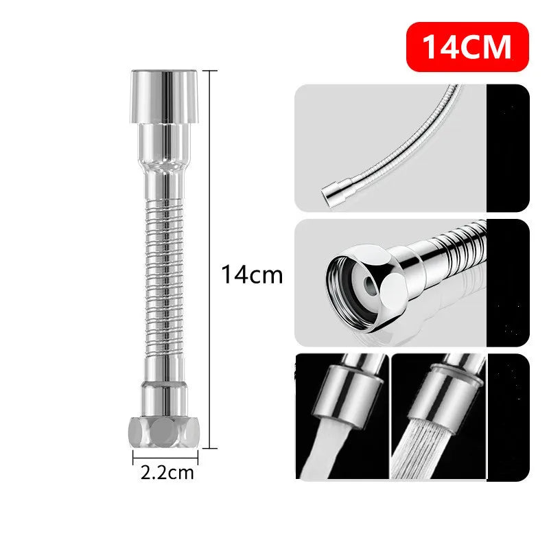 Stainless Steel Universal 360° Rotation Faucet Sprayer Head For Kitchen Washbasin Extension Faucet Bubbler Tap Splash Nozzle