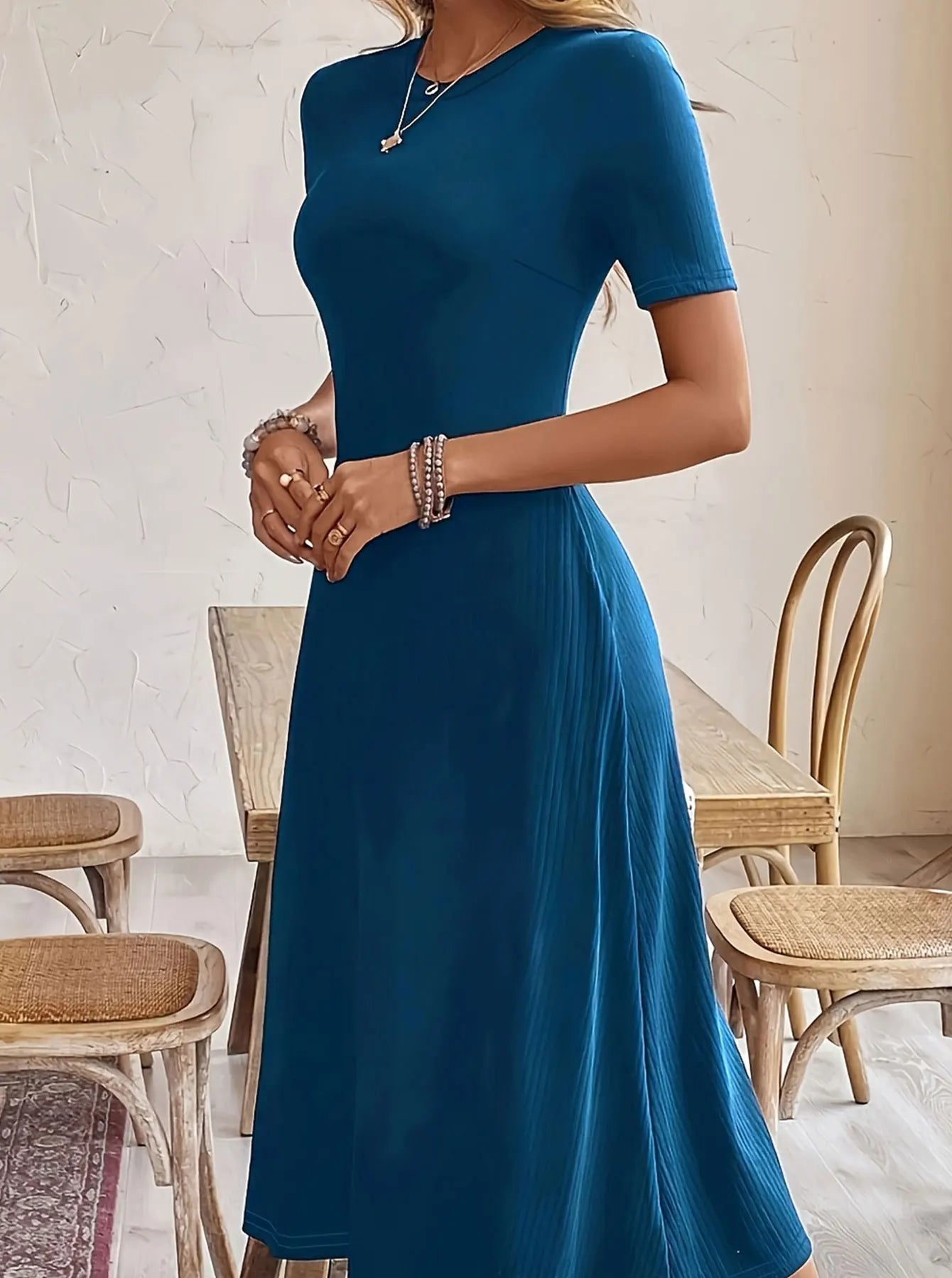 Women's Oversized Woven Dress Casual Bohemian Maxi Summer A-Line Long  Full Length Clothing