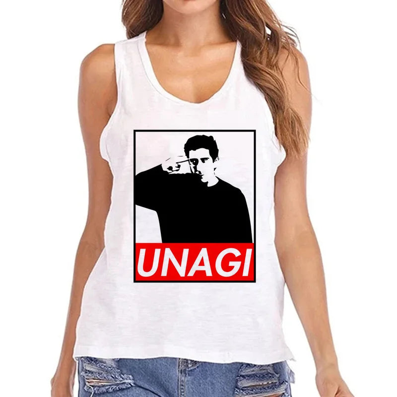 2000s Mange Tank Tops Women Friends Graphic Gothic Tshirt Friends Tv Show Y2k Vest T Shirt Funny Fashion Harajuku T-shirt Female