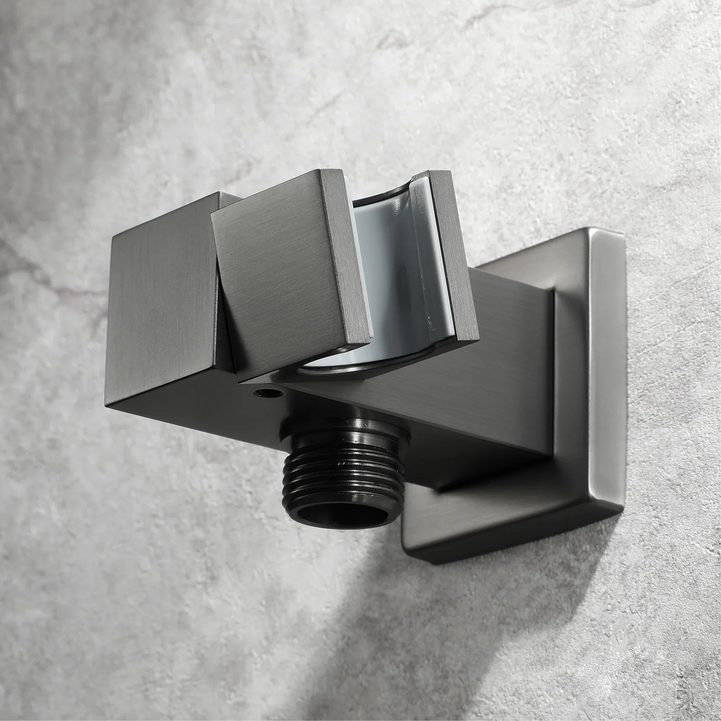 Bathroom Handheld Shower Head Holder Rack Bracket Wall Connector Wall Outlet Elbow Brass Wall Mounted Hand Shower Support