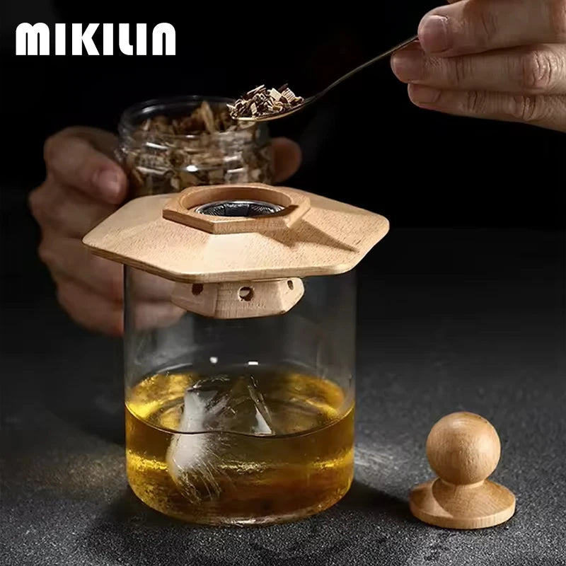 Whiskey Smoker Kit Wooden Smoked Wood Hood For Drinks Cocktail Smoker Wood Chip Infuser Set Kitchen Bar Accessories Tools