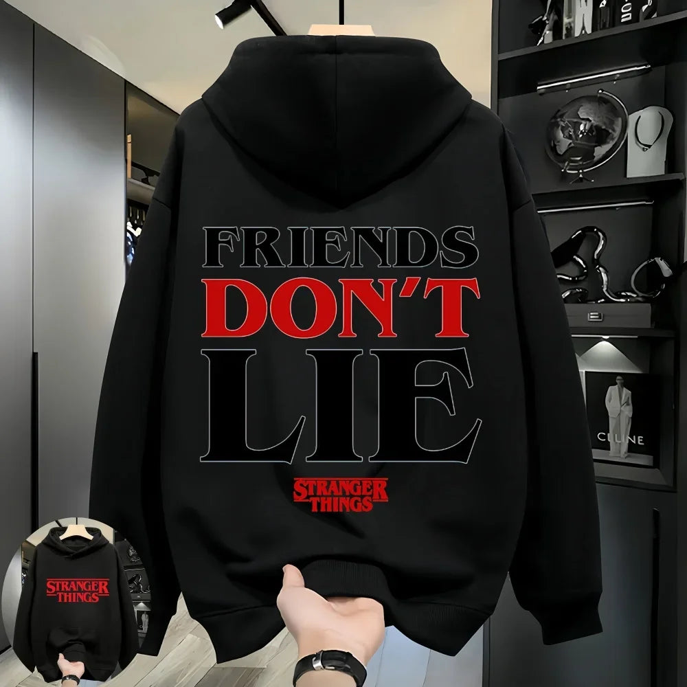 Stranger Things Hellfire Club Monster Trendy Sweatshirt 2026 - Matching Family & Couples Casual Printed Hoodie