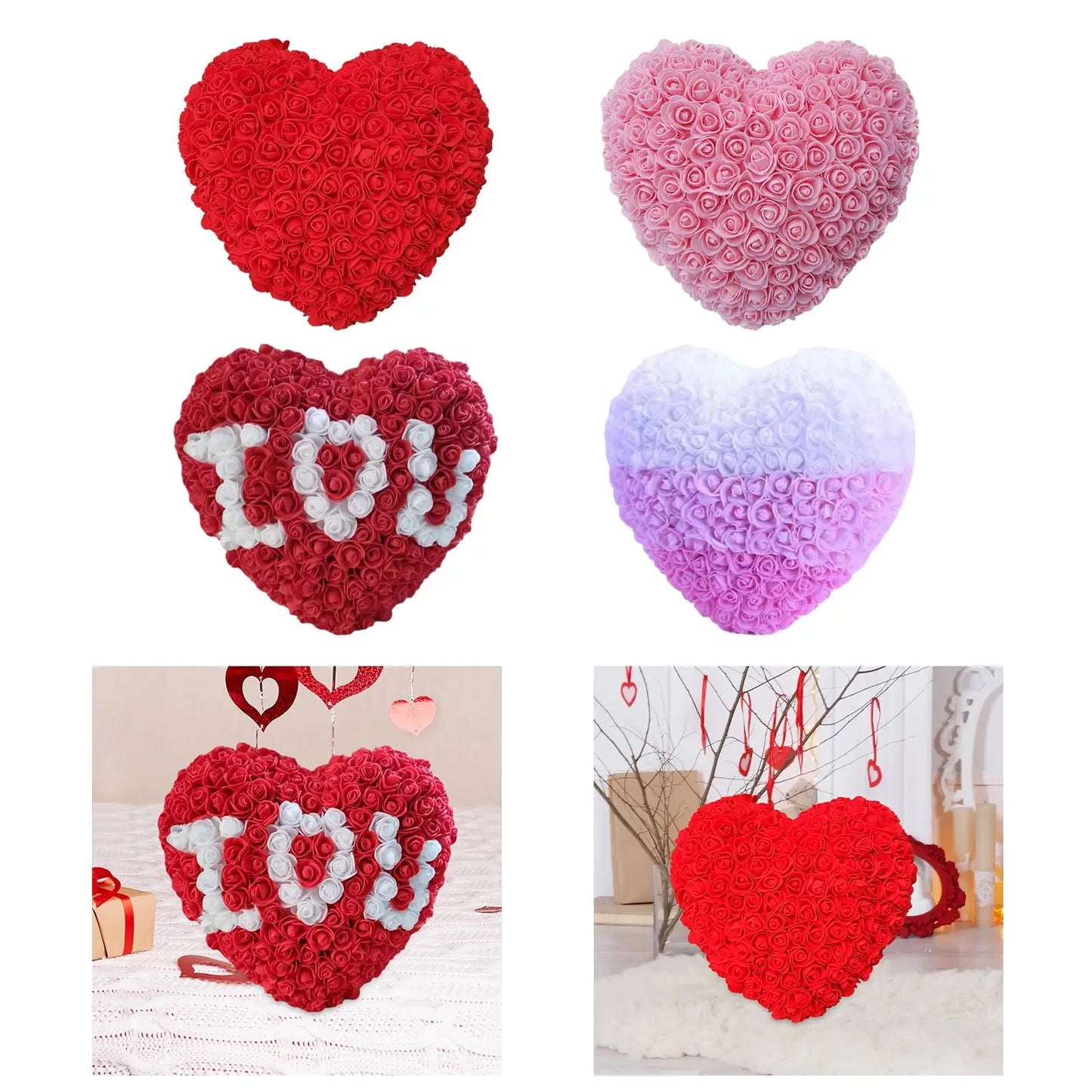 Valentine's Day Rose Heart Rose Flower Valentines Gifts Preserved Roses for Wife Daughter Girlfriend Friend Her Anniversary