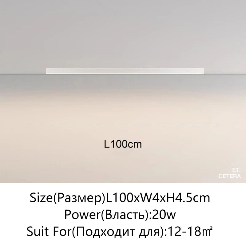 Modern Strip LED Ceiling Lights Living Room Kitchen Office Intelligent Lighting Corridor Porch Indoor Home Lighting