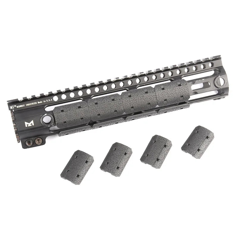 12PCS Tactical Nylon M-LOK Rail Type 2 Covers Non-Slip Hand Guard for Airsoft Toy Gun Accessories BCM AR AR15 M4