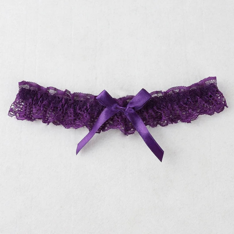 Fashion Bow Lace Wedding Garter Toss Garter Wedding Garter Belt Bridal Lingerie White Garter Wedding Accessories NEW