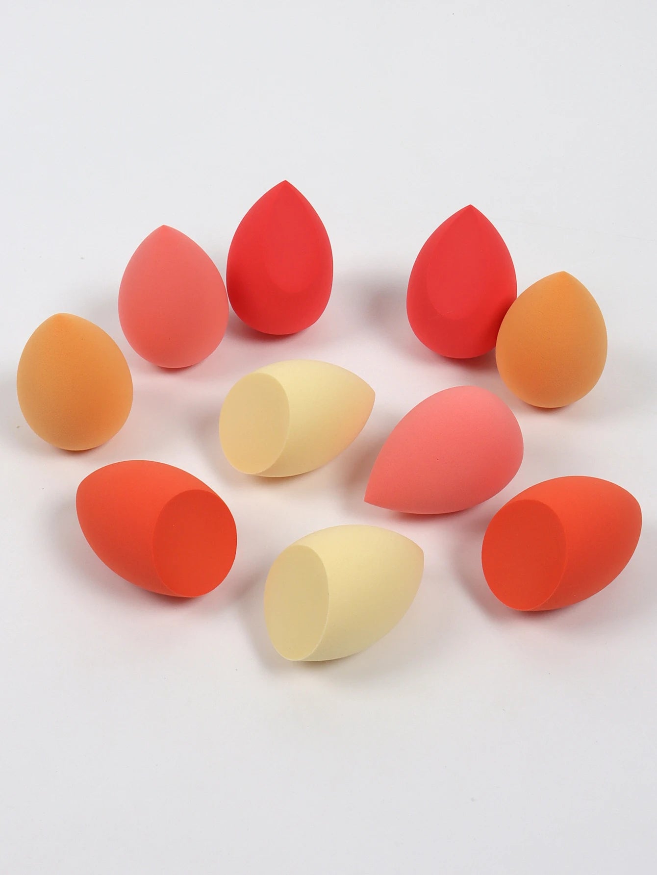 25 Beauty Eggs (Makeup Sponges), Foundation Make-Up Mixed Beauty Sponges, Liquid, Cream and Powder Flawless, Multi-Color Makeup