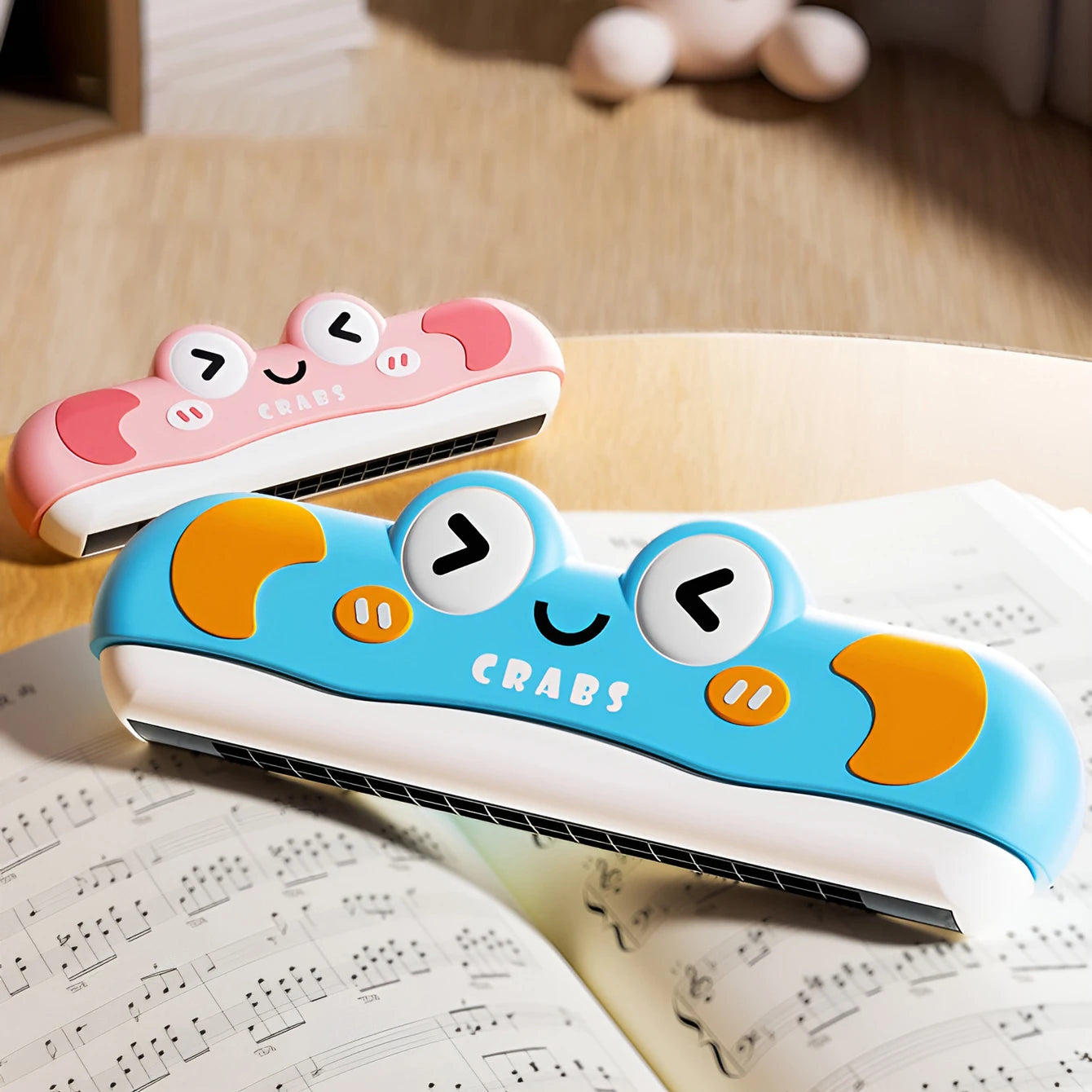 Children's infant harmonica musical instrument that can be blown - toy beginner-level harmonica for beginners.