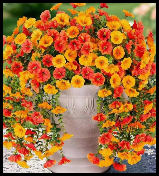 1/2Pcs Artificial Flowers Vine Morning Glory Wedding Bridal Home Room Table Festival Decor Outdoor Yard Garden Arch DIY Gift Box