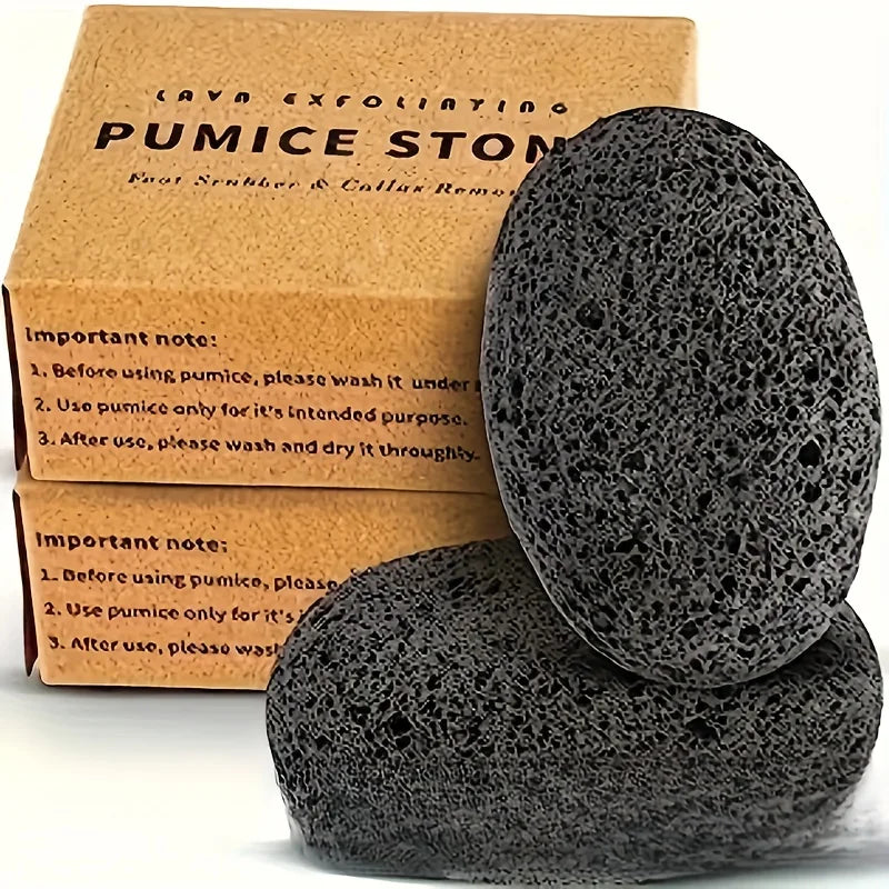 Natural Pumice Stone for Exfoliation - Unscented,Foot & Hand Foot File, Remover for Smooth Feet and Hands, Ideal for Home Use