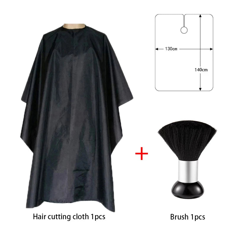 Black Hair Cutting Salon Barber Capes Hairdressing Cape 1Pcs Big Size Cover For Hair Salon Beauty Hairdressing Tools