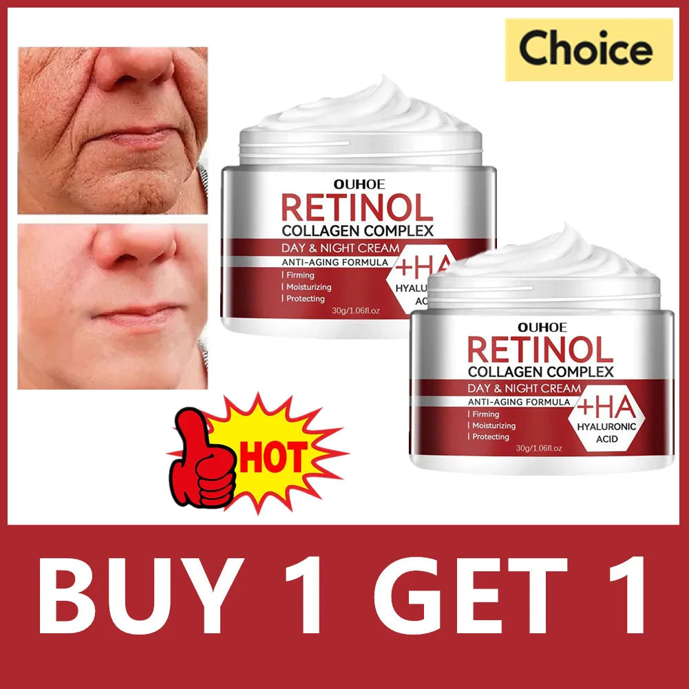 Retinol Face Moisturizing Cream Anti-wrinkle Hydrating Shrink Pores Retinol Cream Fade Fine Lines Skin Care Products For Women