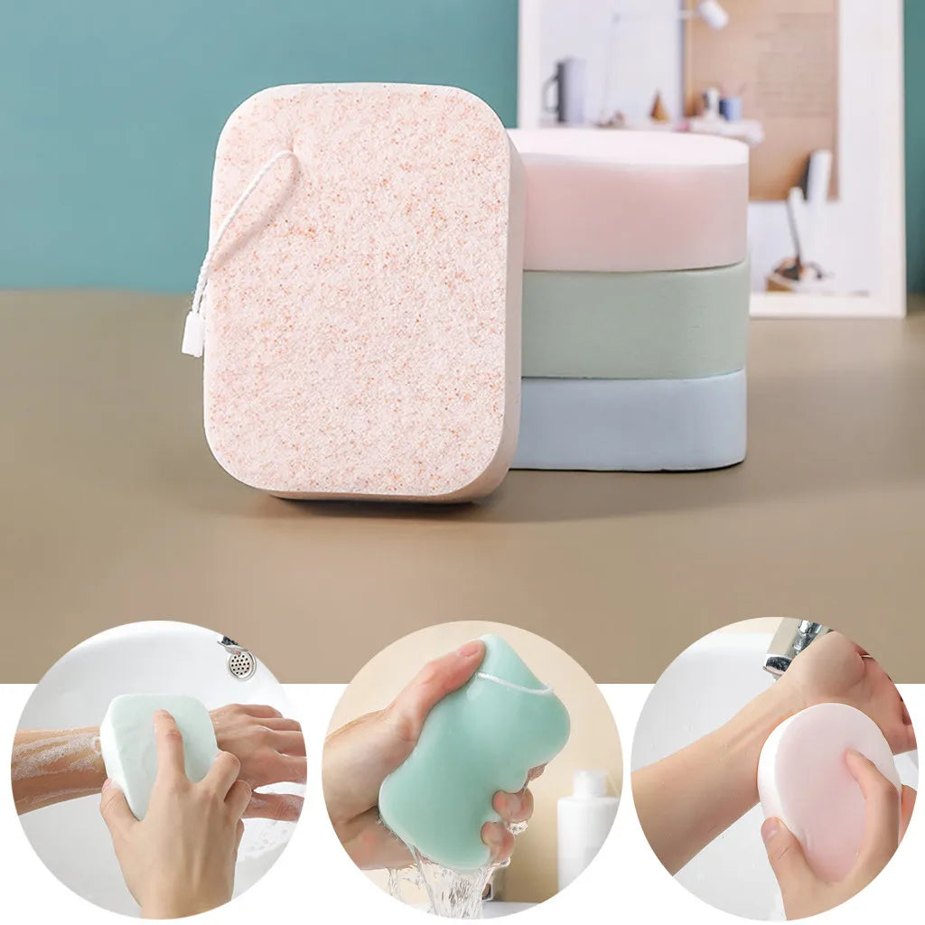 Bath Sponge, Body Cleaning, Spa, Scrubber, Soothing, Body Brushes, Cleansing, Massage, Shower Scrub
