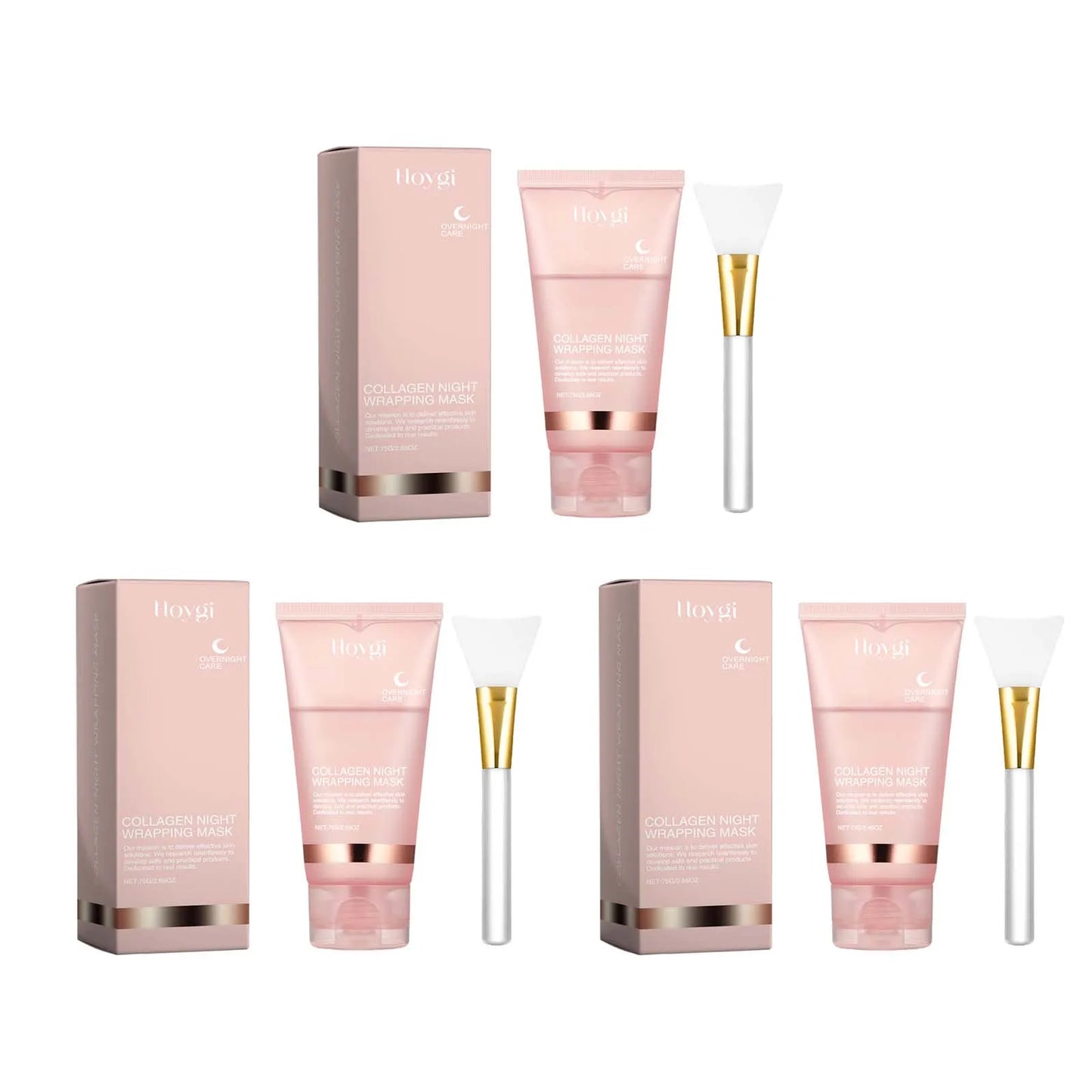 Deep Collagen Mask Peel Off Mask Anti Wrinkle Lifting Face Skin Care Masks Bio Pack Night Wrapping Woman Overnight Skin Hydrates