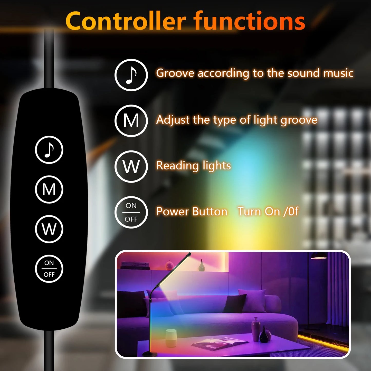 Living Room Adjustable LED table Lamp, Standing Reading Lamp, Children's Study Lamp, Dimmable, Bedroom and Office Decoration