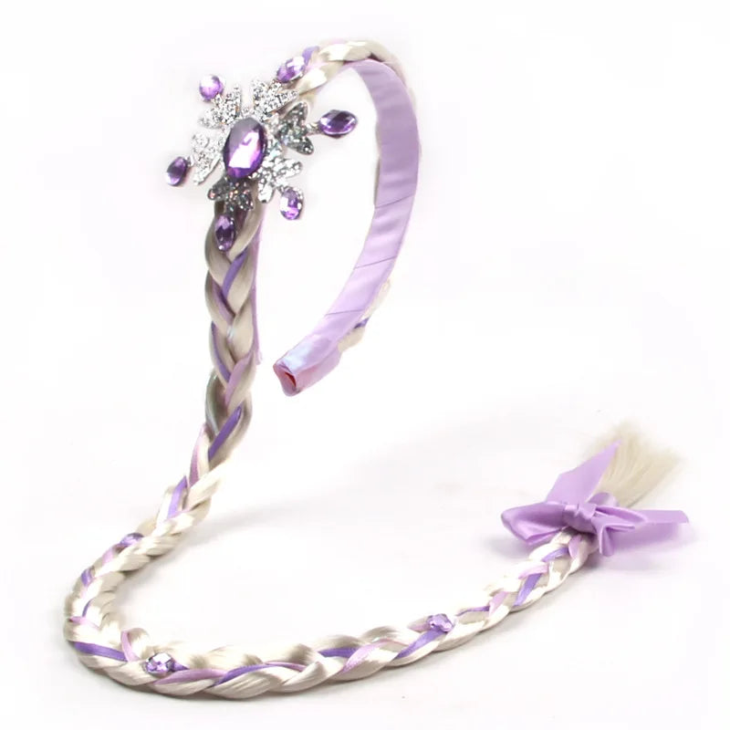 Disney Frozen Children's Hair Accessories Bow Headbands Little Girl Princess Elsa Cartoon Photo Decoration Headwear