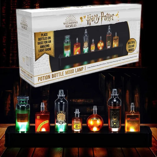 Harry Potter Magic World Potion Bottle Decorative Light Voice Controlled Flash Color Light Collectibles Atmosphere Kids Toy Gift