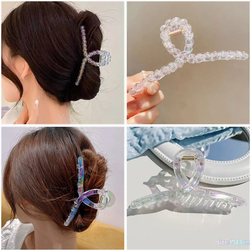 2023 Elegant Hair Claws Clip Vintage Irregular Hair Clips Barrettes Hairpins For Women Hair Accessories Set Hair Clamps Headwear