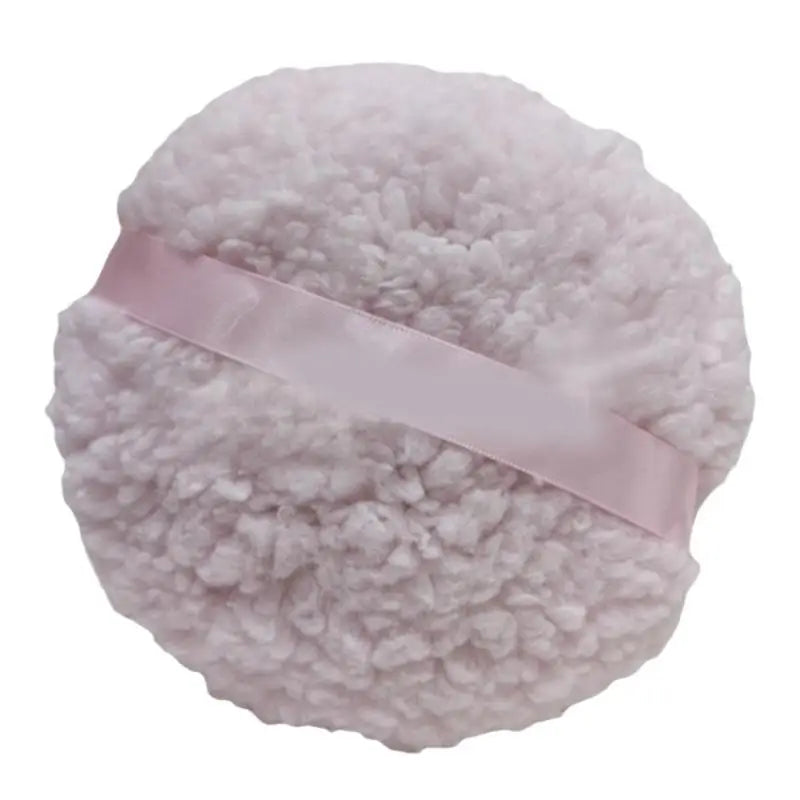 [MP]15cm Oversize Long Plush Powder Puff Extra Large Body Face Powder Applicator Easy To Grip Dust Puff