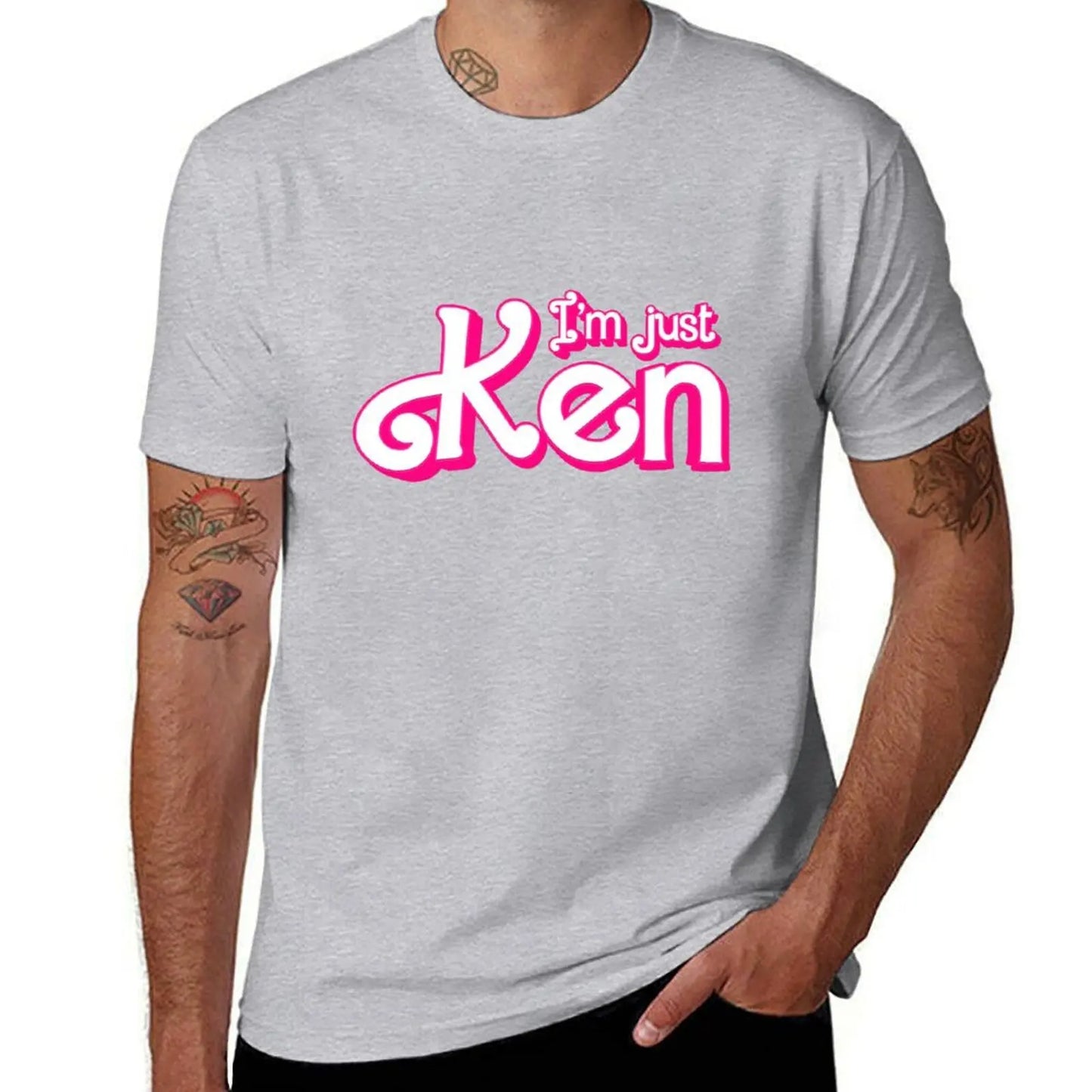 I'm just Ken T-Shirt Aesthetic clothing oversizeds heavy weight t shirts for men