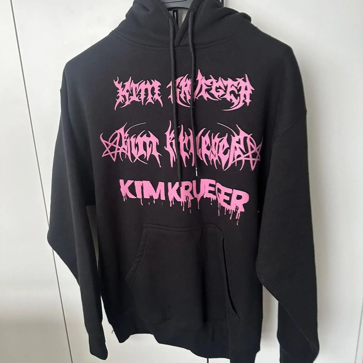 Kim Krueger loween Exclusive Hoodie ex Long Sve Printed Sweatirt with Hood Casual Comfortable Cotton Polyester Blend
