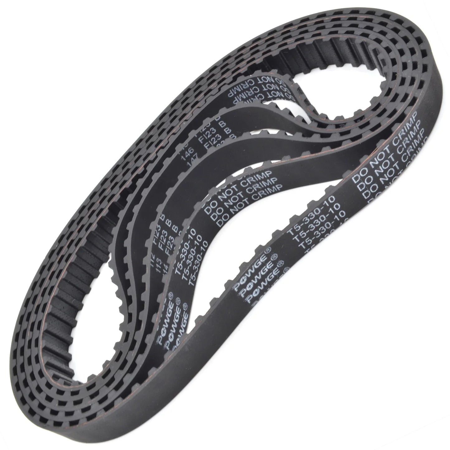 POWGE  T5 Timing belt Lp=300-440mm 305 310 315 320 325 330 335 340 345 350 355 360 365 370 375 380 385 390 395 400 410 415 420