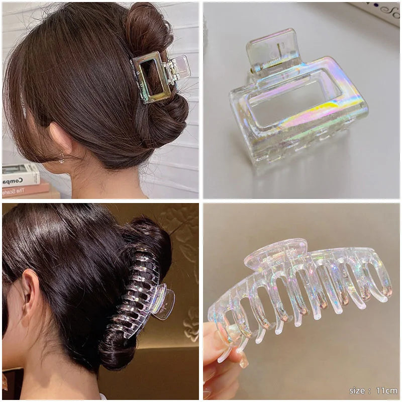 2023 Elegant Hair Claws Clip Vintage Irregular Hair Clips Barrettes Hairpins For Women Hair Accessories Set Hair Clamps Headwear