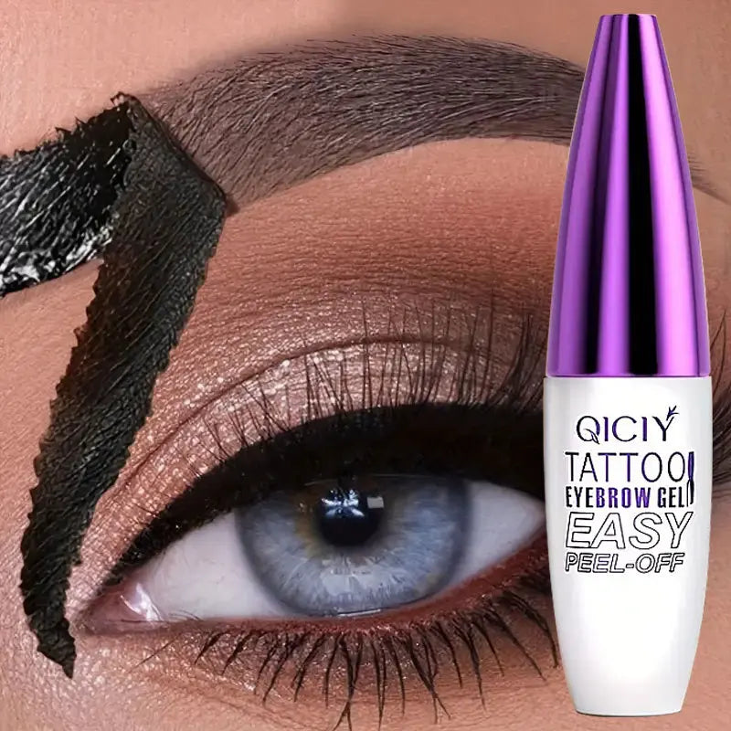 Peel-Off Eyebrow Gel, Long-Lasting Waterproof & Sweatproof, Quick-Dry Tint Gel for Perfect Brows