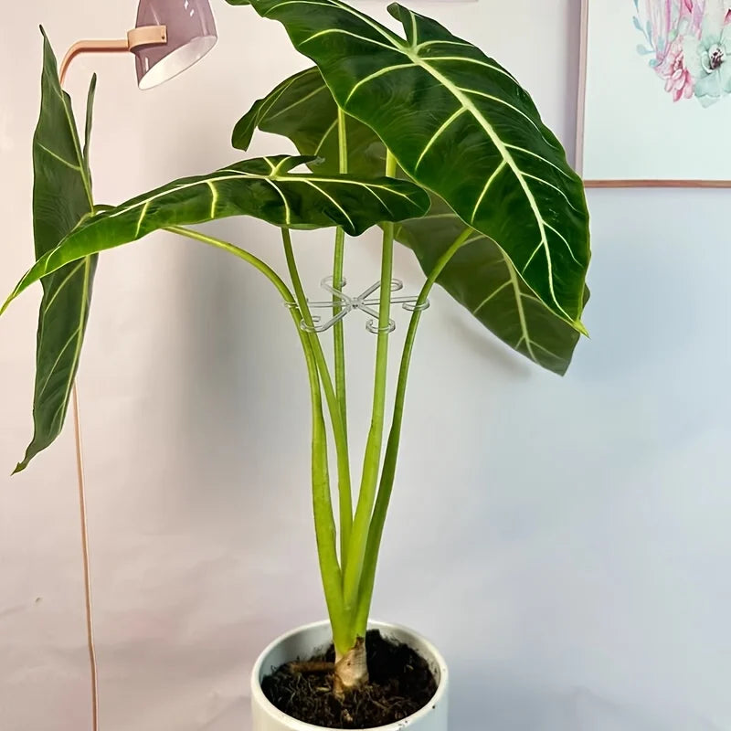 4pcs  Plant Anti-Toppling Support Pole Green Plant Fixator Flower Hydroponic Folding Fixed Support