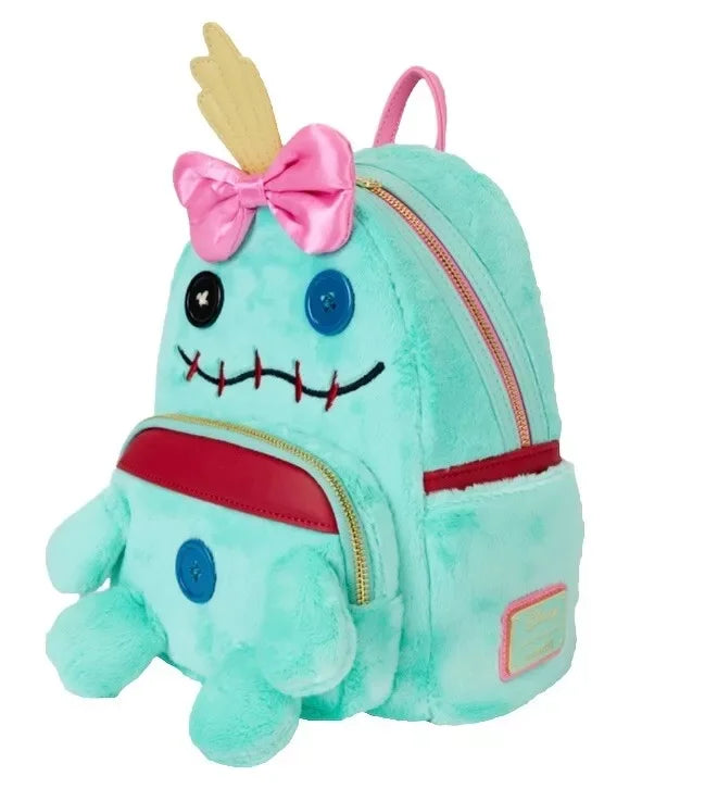Disney Stitch Plush Backpack Cute Anime Peripheral Mini Backpack Cute Girl Backpack Children'S Backpack Gift