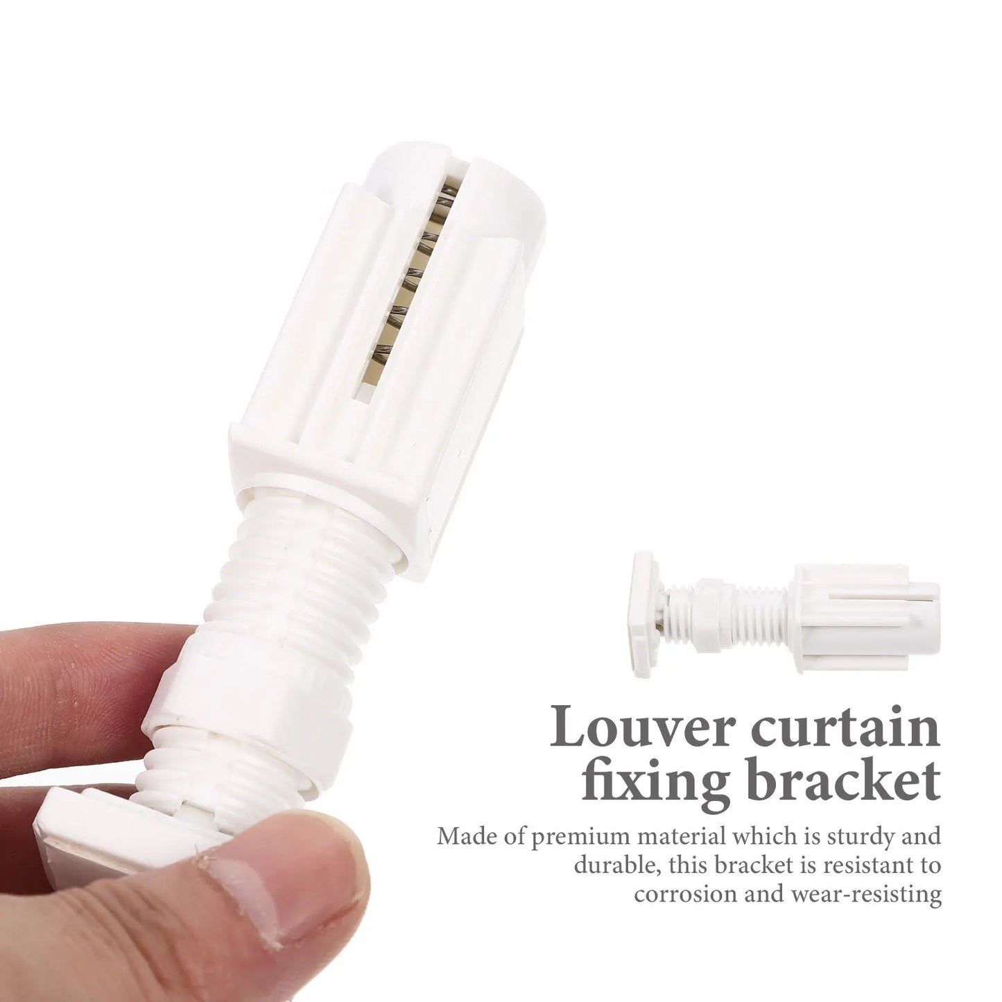 4Pcs Blinds Mounting Brackets Heavy Duty Louver Blind Fixing Holders Home Window Curtain Accessories Louver Ceiling Brackets