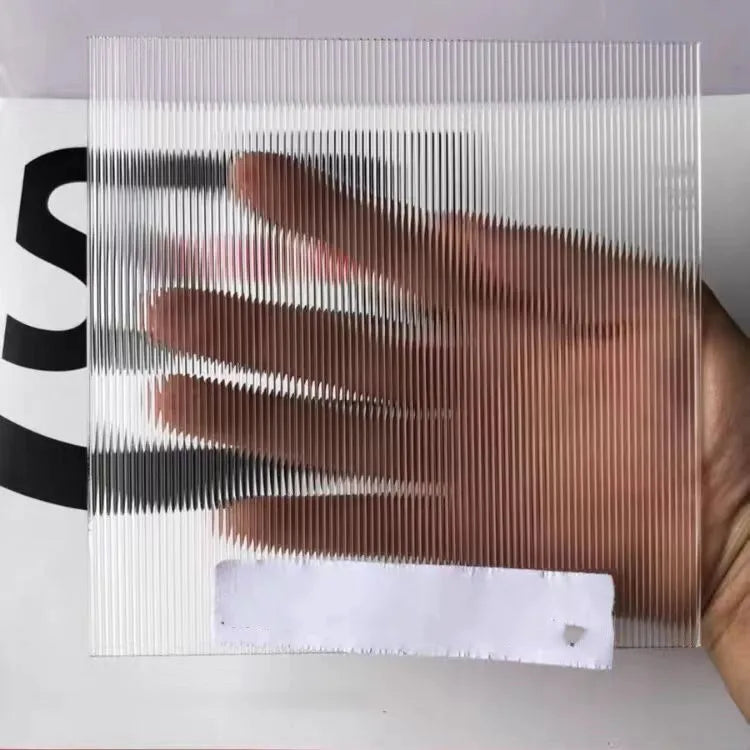 Thick / Wide / Fine Stripe Transparent Acrylic Stripe Plate Wave Plate Decorative Plate Room Decoration Cabinet Door Processing