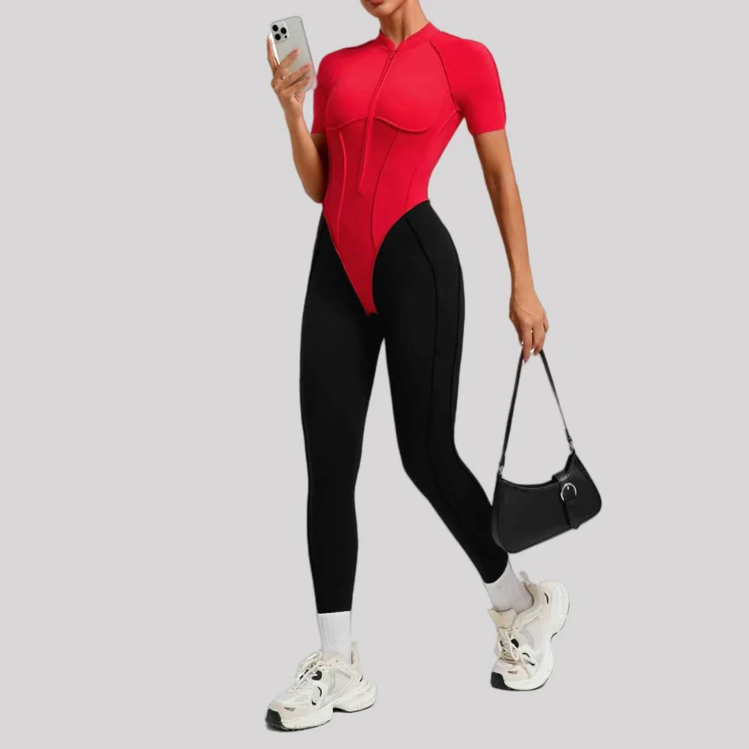 Yoga Jumpsuits Sports Fitness Peach Hip-lifting Backless One-Piece Splicing Tight Running Workout Clothes Gym Leggings Bodysuits