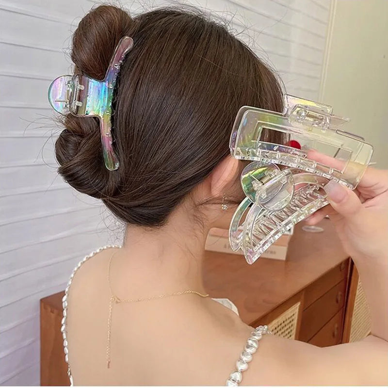 2023 Elegant Hair Claws Clip Vintage Irregular Hair Clips Barrettes Hairpins For Women Hair Accessories Set Hair Clamps Headwear