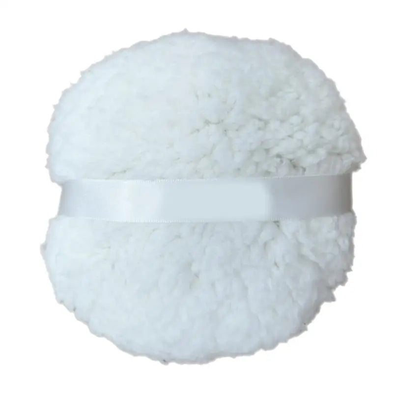 [MP]15cm Oversize Long Plush Powder Puff Extra Large Body Face Powder Applicator Easy To Grip Dust Puff