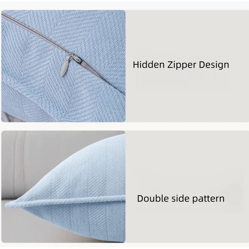 geometric pillow cover 30*120cm 30*90cm 30*70cm cushion cover thick chenille sofa bedroom pillowcase design high quality