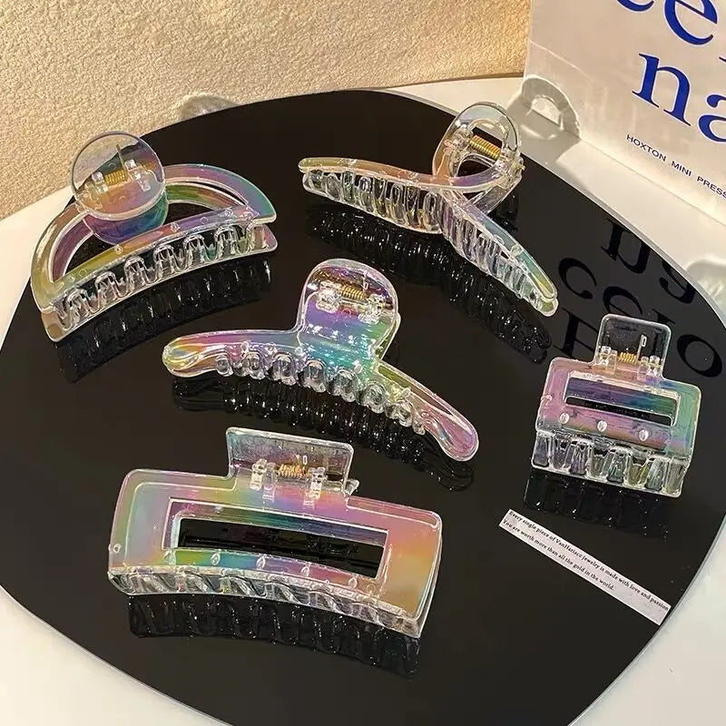 2023 Elegant Hair Claws Clip Vintage Irregular Hair Clips Barrettes Hairpins For Women Hair Accessories Set Hair Clamps Headwear