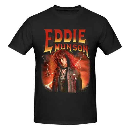 Eddie Munson Graphic T-shirts The Demogorgon Awesome Casual Cotton Y2K Gifts O-neck Men Women Hip Hop Oversized T-Shirt Tops